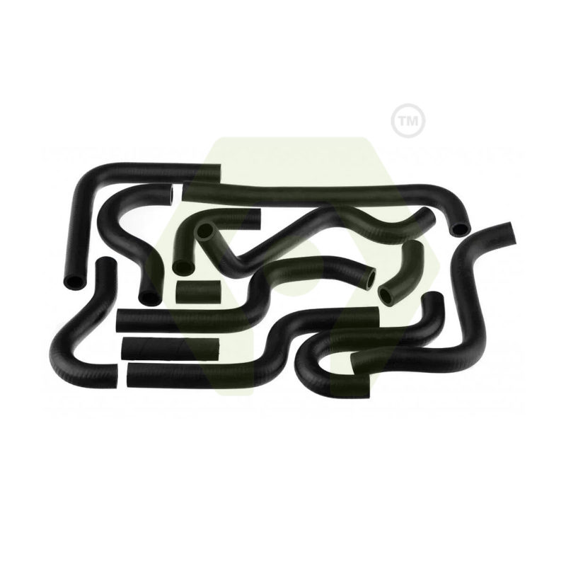 Патрубки отопителя Газель 405 ЕВРО-3 АВТОЛАЙН (к-т 13шт) (с дополнительным отопителем) 002379 173919В