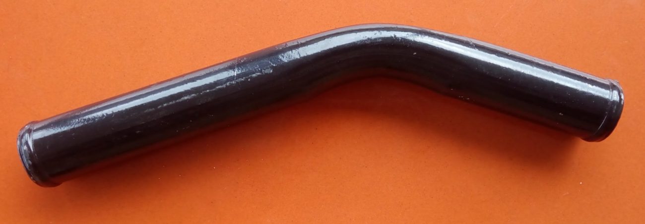 Труба радиатора Газель 406, 405 без электровентилятора, подводящая металл колено 002429