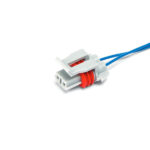 Колодка фонаря освещения номерного знака в платформе жгута по раме Газель Бизнес Некст с проводами 015996