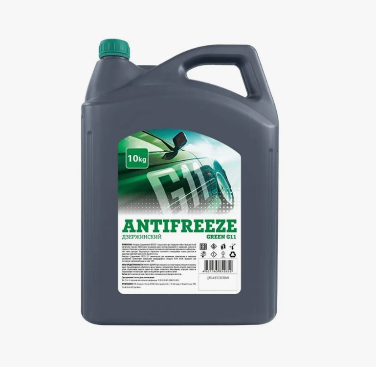 Антифриз G11 (10кг) зеленый Дзержинский Green 1668128